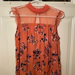 ✨Pink Flowered Flowy Tank🌸✨